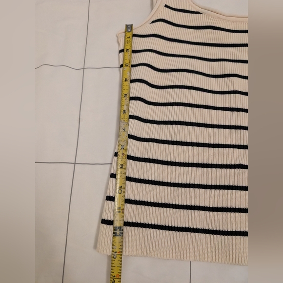 DISSH Billie Butter Stripe Knit Tank Top size XL - Picture 7 of 9